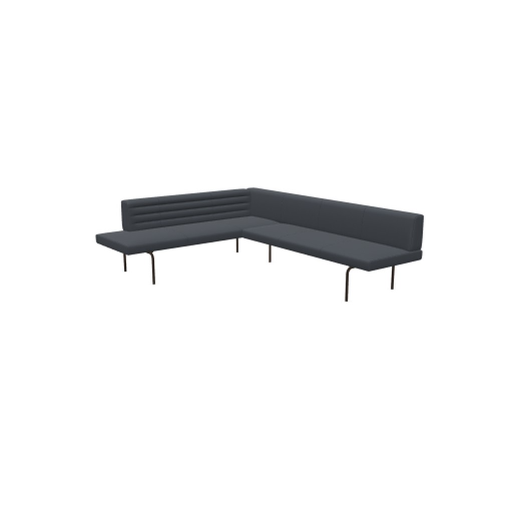 Walter Knoll Ison Corner Bench, 2-Seater